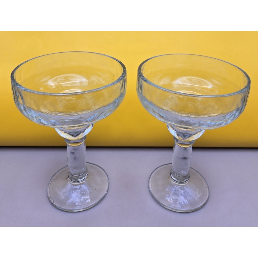 Yucatan Margarita Glasses 1930's  Pedestal  Vintage Libbey Durable 13oz (#19)